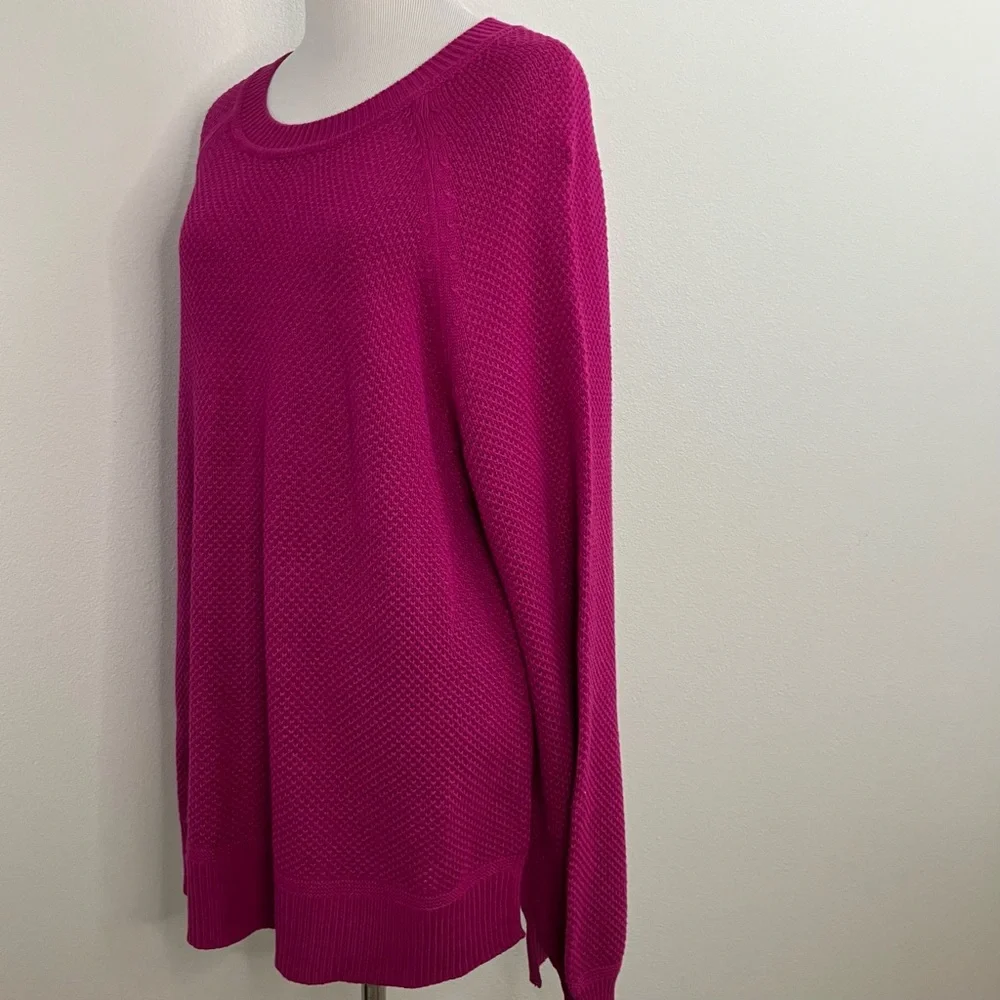Fuchsia Ling Sleeve Sweater Top